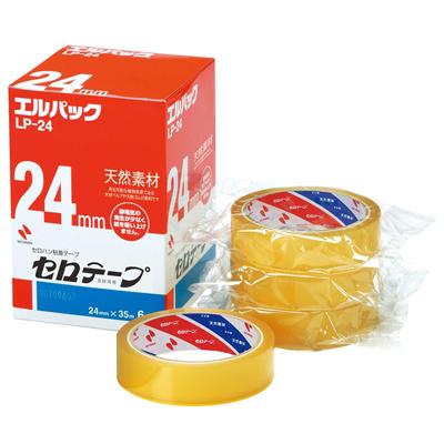 Nichiban Sellotape Large Volume L Pack 6 Rolls 24mm X 35m LP-24