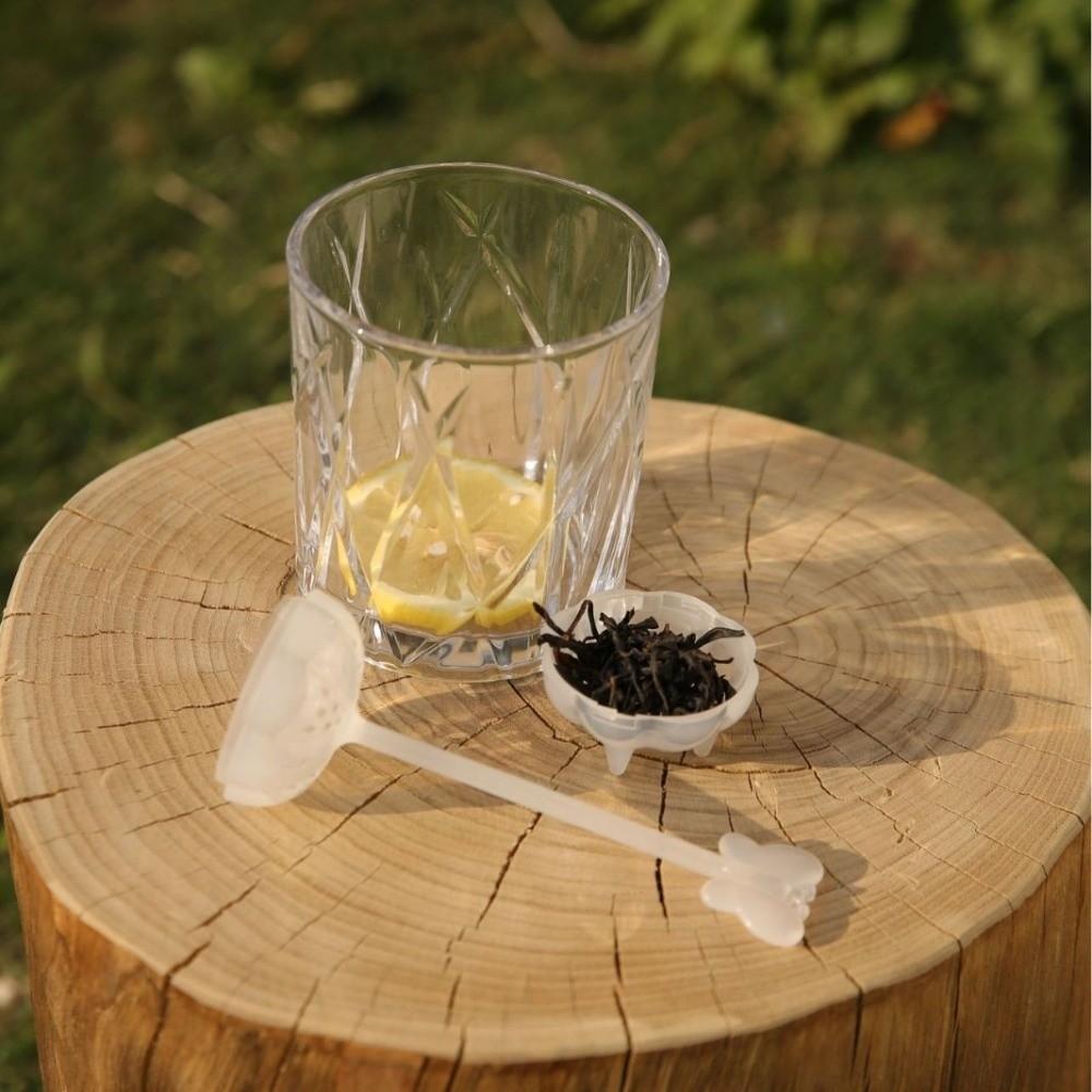 Plastic Tea Filter Heat-resistant Tea Infuser Portable Lemon Tea Maker Kitchen Use