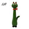 Floral Plants Vase Handcrafted Quirky Cat Whimsical Resin Shaped Flower for Flowers