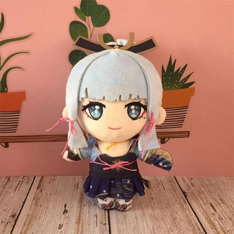 20cm Genshin Impact Kamisato Ayaka Plush Doll Toy Sangonomiya Kokomi Cute Soft Stuffed Pillow For Game Fans