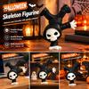 Posable Skull Ornament 3D Printed Upside-Down Reaper Ghost Ornament, Creative Statue, Funny Halloween Personalized Holiday Figurine for Home