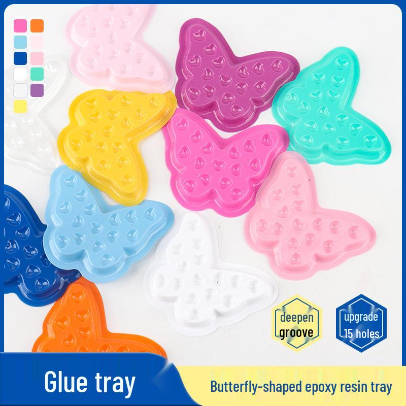 

Butterfly Shaped PET Eyelash Glue Tray - Pack of 100