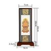 Oda Kobo Standing Hanging Scroll for Buddhist Altars, Modern Hanging Scroll Stand, 20cm Tall (Shingon Sect, Walnut Color)