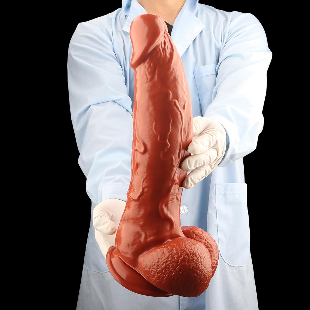 PVC Large Dildo Butt Plug with Suction Cup Threaded Anal Beads Anal Dildo Fisting Realistic Penis