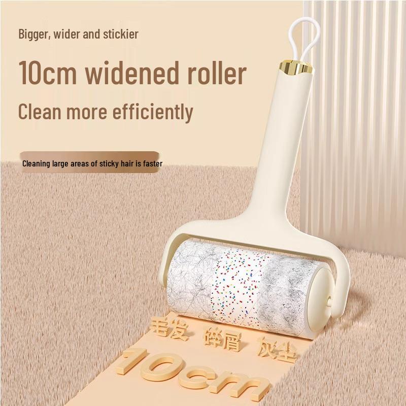 Cat Hair Removal Lint Roller Brush with Tearable Drum Replacement for Clothes and Household Cleaning