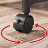 Movable Double Rod Clothes Rack Bedroom Floor Hangers Heavy Duty Coat Shelf with Wheels Organizer Home Shoe Hat Storage Racks