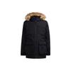 Utilitas Outdoor Sports Hooded Parka Jacket Men Outerwear Black GT1699