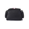 Bally Red Stripe Leather And Fabric Backpack Men Backpack Black 6308459