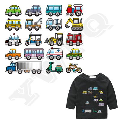 Autocolante pentru vehicule cu desene animate DIY DIY pentru băieți Îmbrăcăminte lavabile petice termice