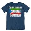 Equatorial Guinea flag Tshirt T-shirt Tee top city map mainland silk cotton tree