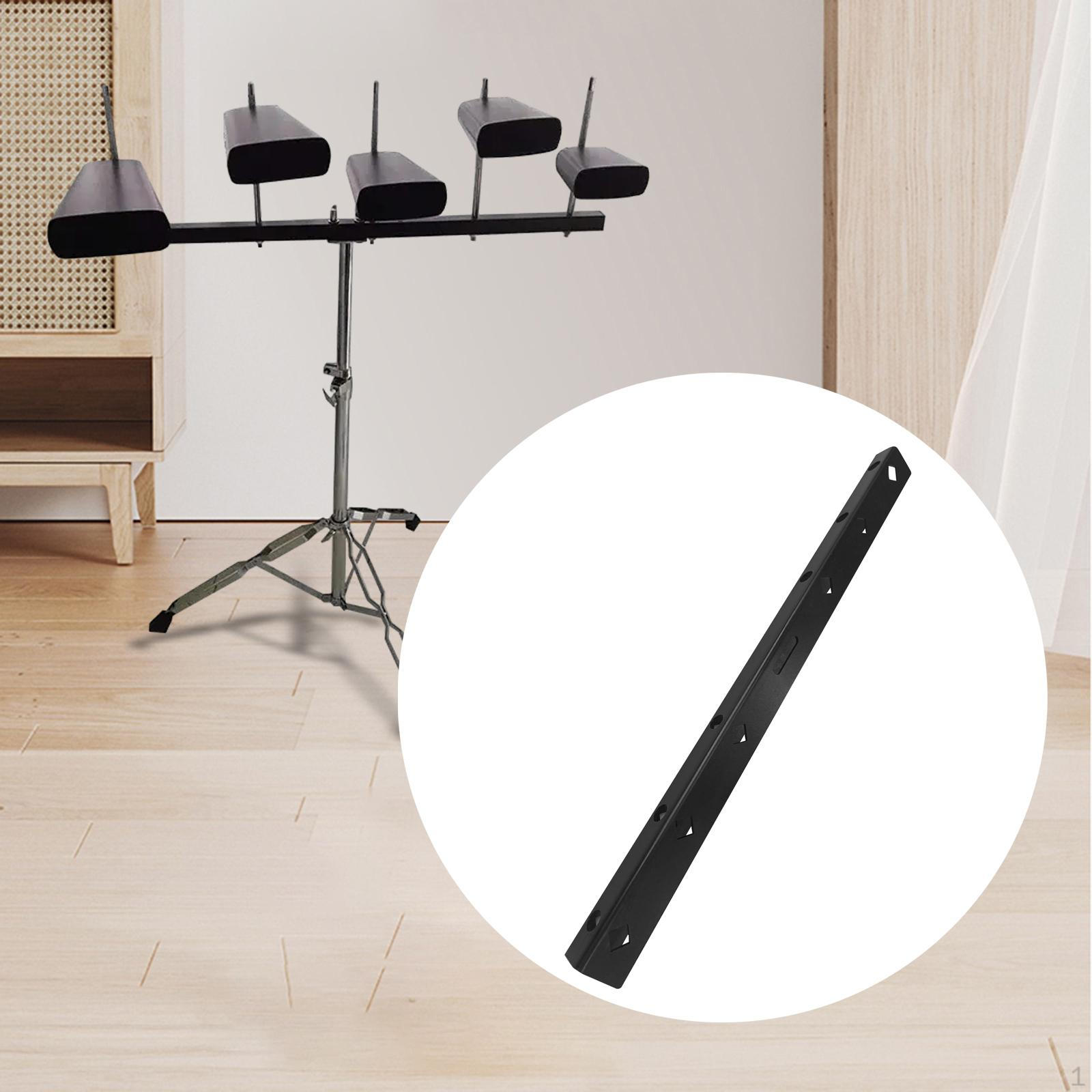 Drum Cowbell Bracket Musical Instrument Self Assembled Hardware Mount Accessory Metal Mounting Bracket