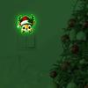Cartoon Cute Little Deer Christmas Atmosphere Home Switch Decoration Stickers
