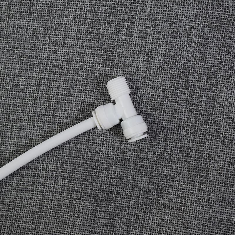 Connecteur T-Type à Filetage Extérieur 1/2" Côté 7544 à Trois Voies pour Purificateur d'Eau pour Tuyau PE