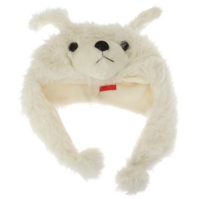 Dětská měkká zimní čepice s motivem zvířecího motivu a střapci