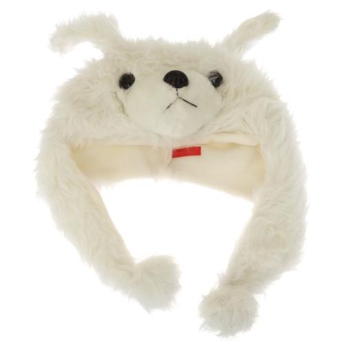 Childrens/Kids Animal Design Soft Winter Trapper Hat With Tassels