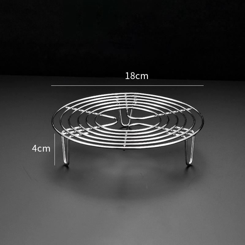 304 Stainless Steel Steamer Rack Multifunction Pot Steaming Tray Dumplings Eggs Grill Stand Kitchen Tableware Cooking Utensils
