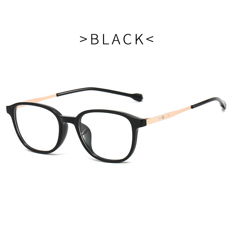Comfortable Lightweight Glasses Frame Ultralight TR Metal Square Frame High Quality Anti Blue Light Optical Eyeglasses