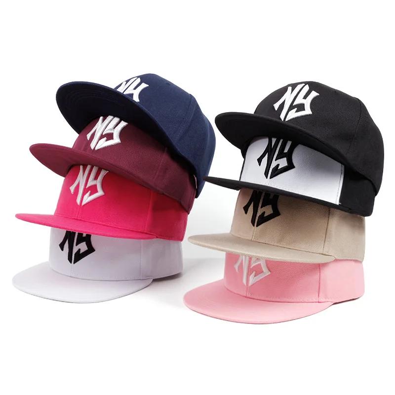 Herren Damen Flache Verstellbare Hüte Sommer Mode Sportkappe Street Stickerei Unisex Kappe Snapback Outdoor Freizeit Baseball Flache Kappe