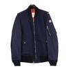 Moncler D10914012385 MONTUSSAN Navy X Orange Bomber Jacket Jacket 3 Navy X orangeUsed