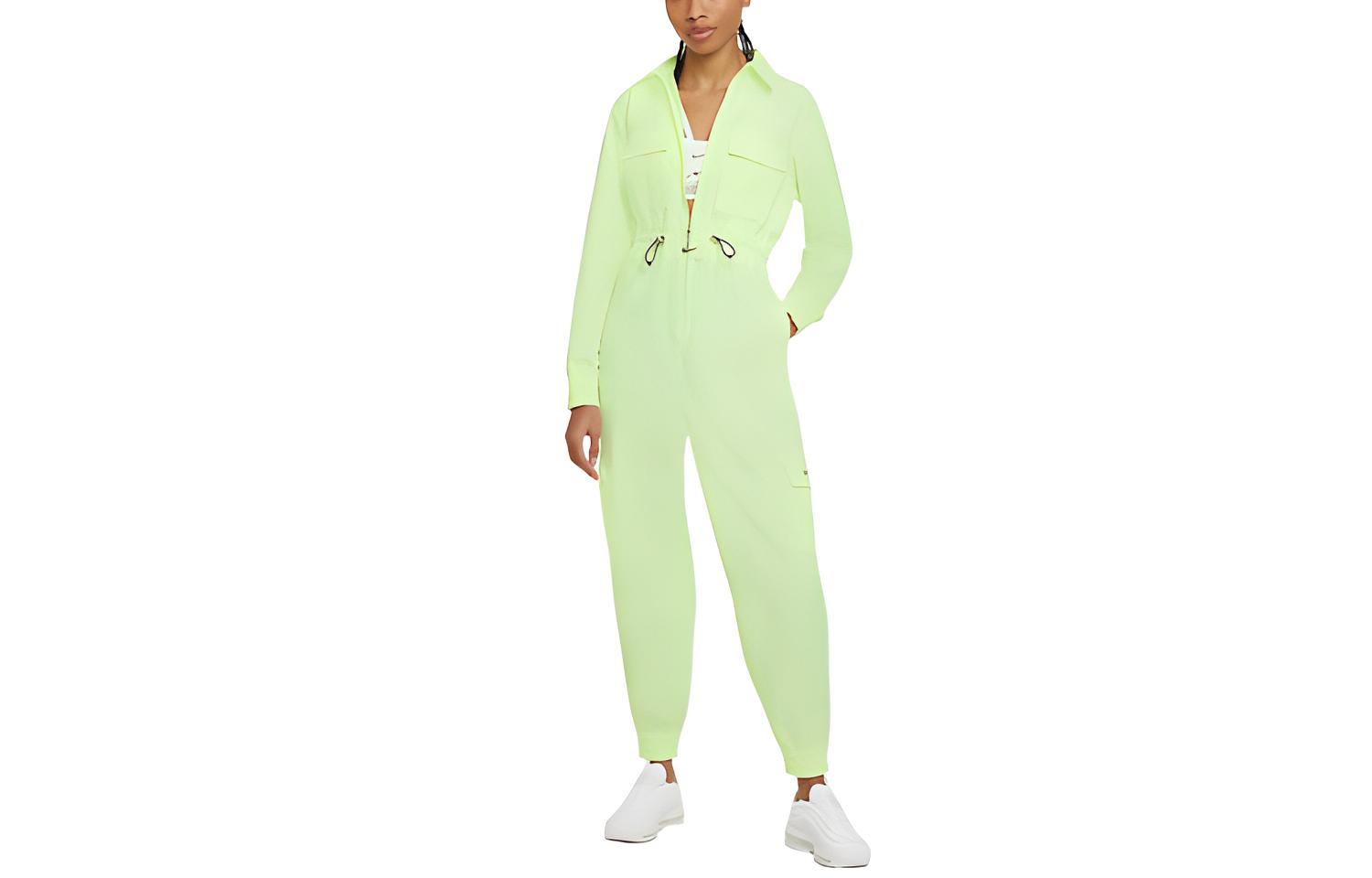 Nike Cargo Pants Women s Green Moderate Cuffed Pants CZ8895-701 L