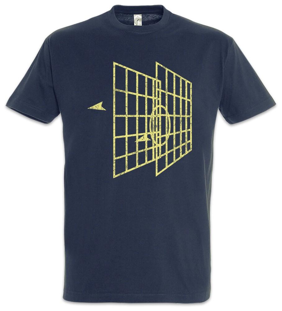 Vector Star Ship T-Shirt Star Millenium Han Wars Falcon Solo Fun Retro 3D