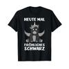 Gothic Goth Sarcasm T Shirt Heute Mal Happy Black Vintage Designer Clothes Slightly Versatile Graphic