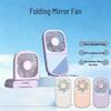 Portable Multifunctional Mini Fan: Three Speeds, Neck-Hanging, Foldable, Rechargeable, Desktop & Handheld Use