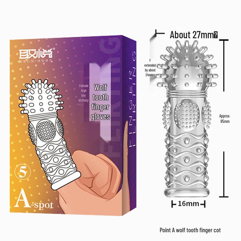 Pleasure Finger Snap-On Sleeve for Unisex Erotic Play