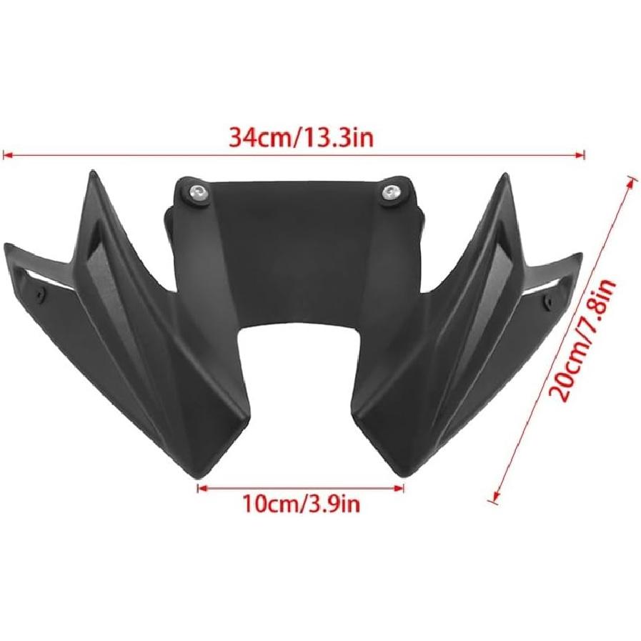 Side Wind deflectors for CB500 for Hornet CB 500 2024 2025 Motorcycle Front Wing Spoiler Downforce Aerodynamic Fairing Winglets