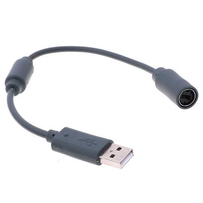 Uzatma Adaptörü Kablosu Dongle USB Ayrılabilir Kablo 24cm Yedek Adaptör Kablosu 360 Oyun Kolu için