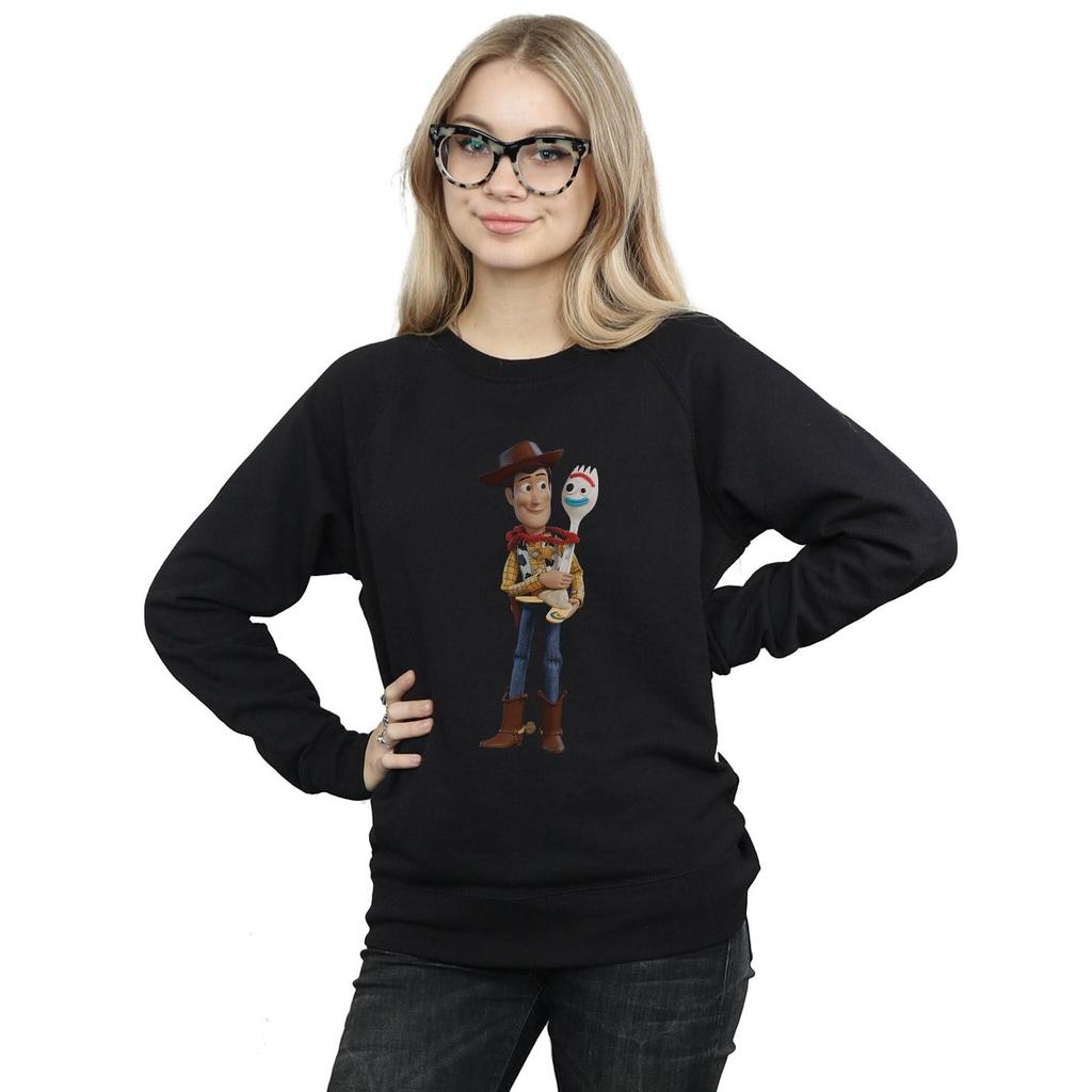 Disney Womens/Ladies Toy Story 4 Woody And Forky Sweatshirt