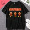 Cute Anpanman Cartoon Tee Unisex Double Sided Graphic TShirt for Men Women Kids Harajuku Style Oversized Cotton Top