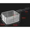 Stainless Steel Fryer frying Basket Screen French Fries Frame Square Filter Net Encrypt Colander Strainer Shaped Frying Meshed