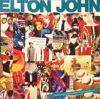 7inch Record ELTON JOHN - I Don't Wanna Go On With You Like T MCA53345 MCA Records 1988 US Pop Used