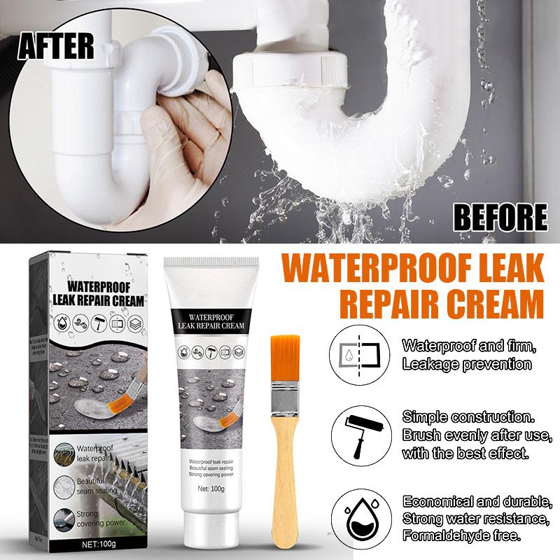 

PDTO Водонепроницаемый крем для ремонта протечек, герметик для черепицы, стены, защита от протечек с кистью