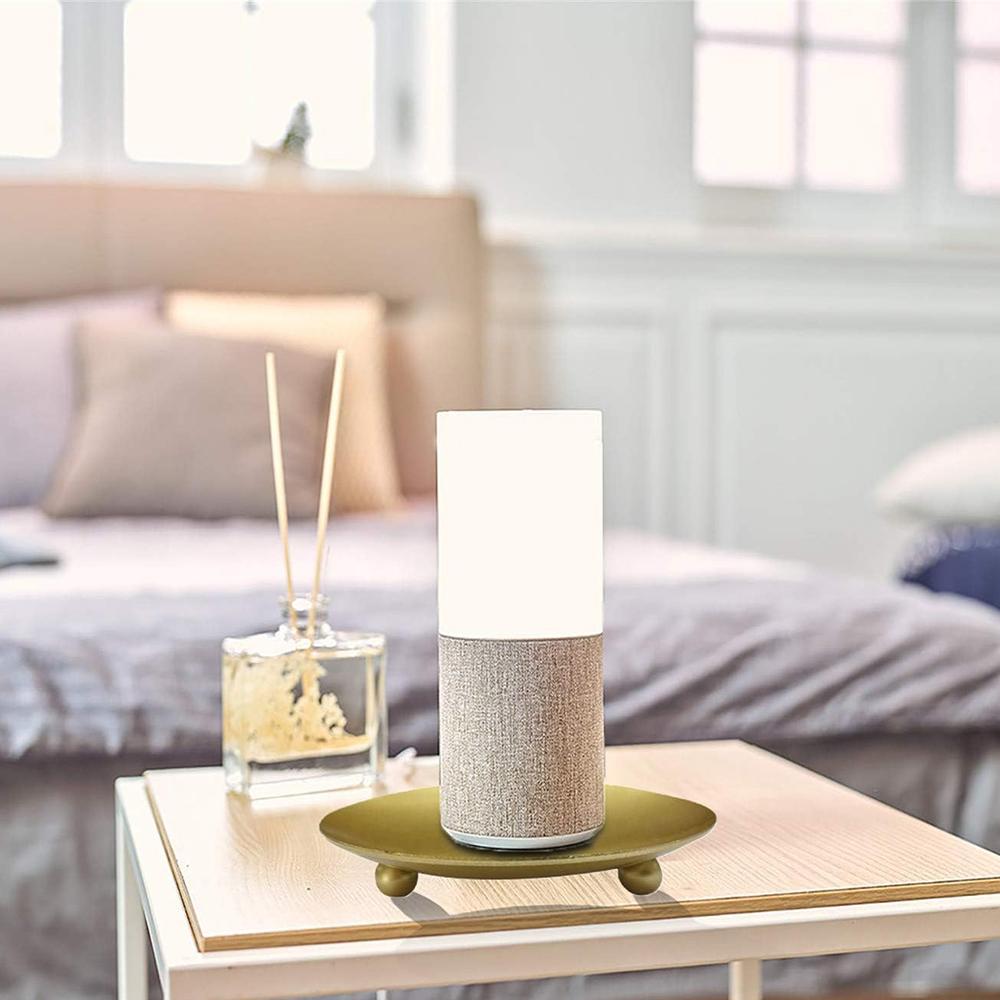 3 Stück Goldene Eisen Kerzenteller Für LED- & Wachskerzen Für Hochzeiten Oder Partydeko