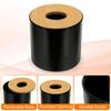 uxcell Round Tissue Box Cover with Lid, Toilet Paper Holder for Home, Bathroom, and Office Use, Black