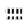 100pcs 100pcs Fishing Wire Leader Fixer Black Fishing Connectors  Rigging Use