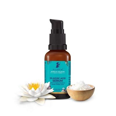 Pilgrim 2% Kojic Acid Serum for Face (30 Ml) with 1% Alpha Arbutin & Korean White Lotus For Acne & Darks Spots| For All Skin Types