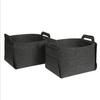Foldable Felt Storage Basket for Laundry - Large, One-Piece Design