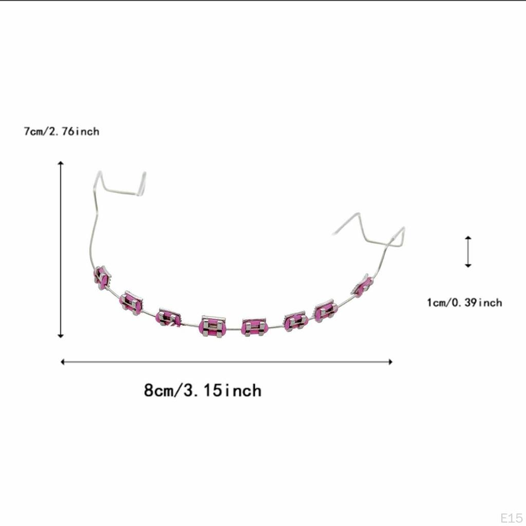 Temporary Tooth Decoration Decorative with Metal Wires Gift for Family