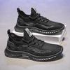 Summer new fly-woven men's shoes coconut sneakers non-slip soft sole lightweight versatile mesh thin casual shoes