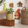 Cartoon Food-collecting Squirrel Restaurant Living Room Background Wall Decoration and Beautification Stickers