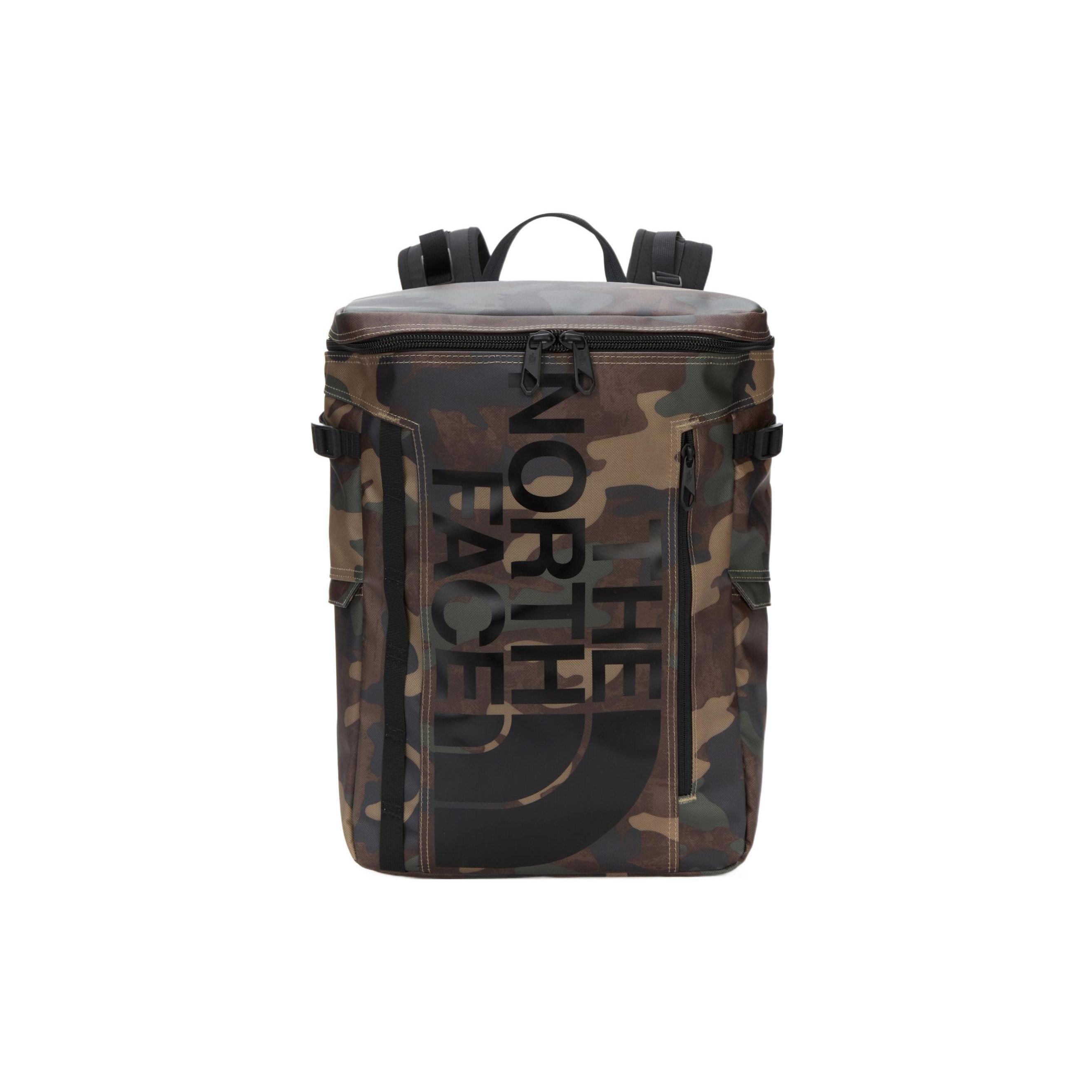 

The North Face Bc Fuse Box Ii Large Logo Camouflage Print Polyester Backpack Unisex backpack Camouflage-Green NM2DN36D Green Camouflage