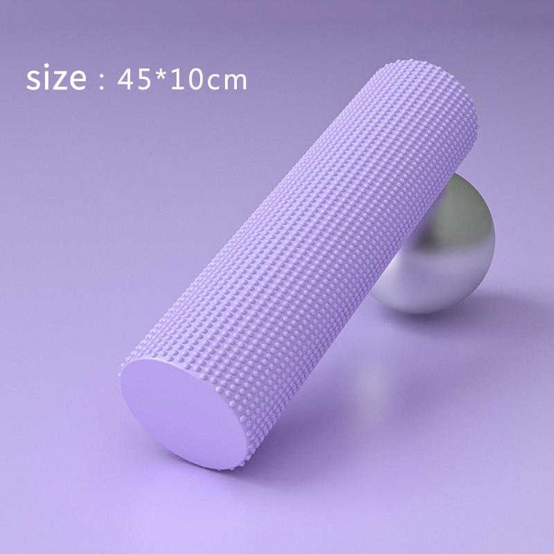 High Density EVA Foam Roller with Textured Bumps Deep Tissue Massage for Home Gym Yoga Post Workout Muscle Soreness Relief