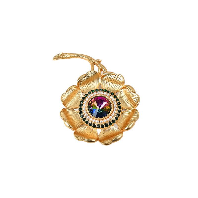 

Темпераментный Легкая Роскошь Дисковые Серьги-пусеты с Малахитом Набор Ожерелье Ретро Брошь в виде Лепестка Классические Украшения в Придворном Стиле