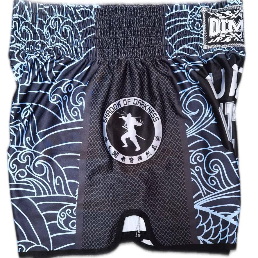 Muay Thai Kickboxing Box MMA UFC Pantaloni Scurți Casual Gimnastică Sport Unisex Bărbați Femei Antrenament Uscare Rapidă Imprimeu Elastic Talie Înaltă Antrenament