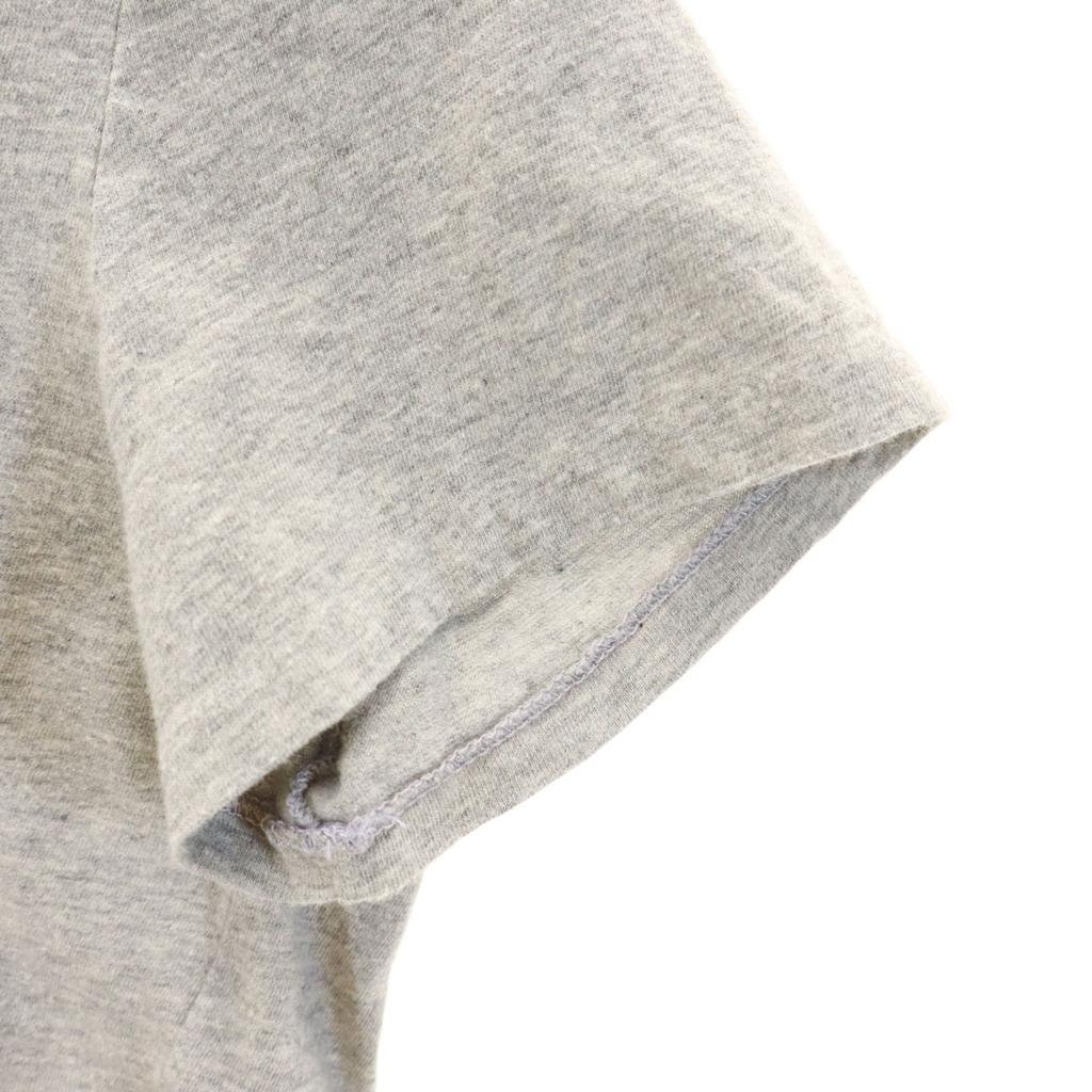 GUCCI made in Italy Short sleeve V neck T-shirt M gray Women Used