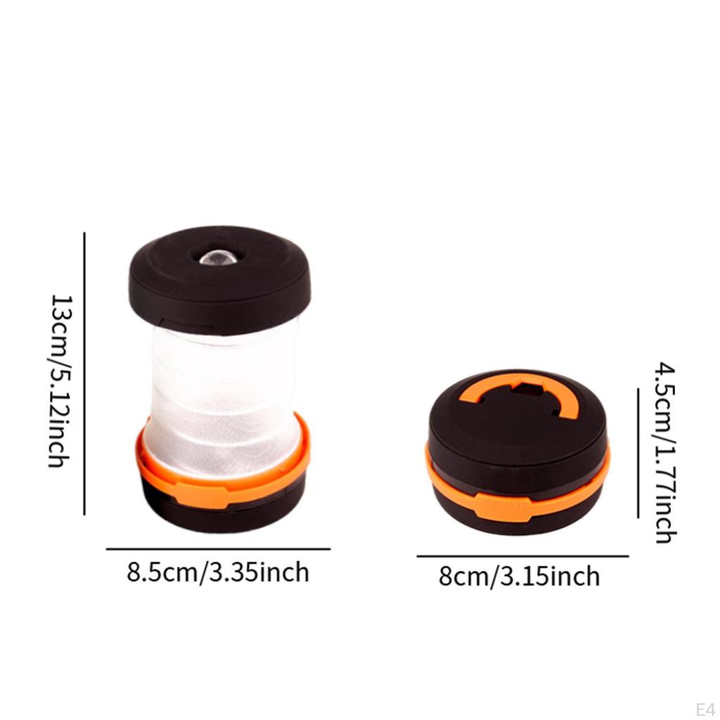 LED Camping Lantern Flashlight Multifunction Retractable Outdoor Light Tent Lamp for Backpacking