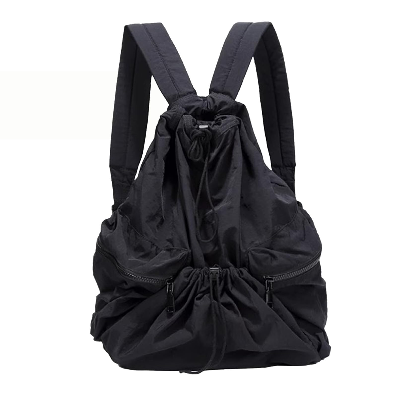 

Backpack for Women and Drawstring Backpack Large for Commuting to Work or Shoulder School Bag [Takusan Shopping] Men, Bag, Capacity, Lightweight, чорний